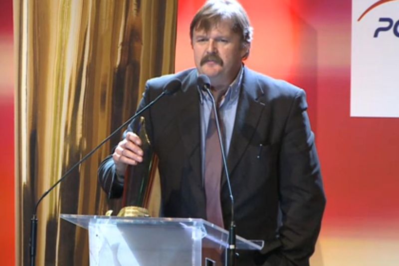 Jerzy Jurecki odebrał statuetkę Dziennikarza Roku 2012.