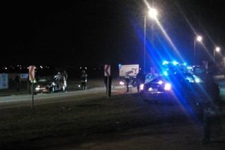 Wypadek przy ul. Janowskiej w Lublinie (Czytelnik Dawid/ Alarm24)