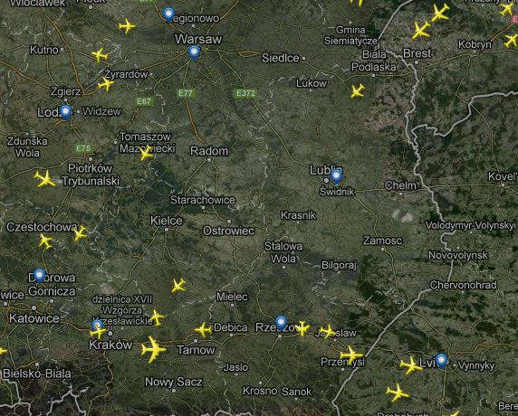 Lublin Airport na Flightradar24 (flightradar24.com)