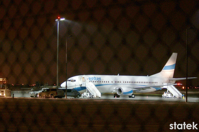 Zdjęcie maszyny przygotowującej się do odlotu nasz Czytelnik zrobił w dniu otwarcia lotniska – 17 gr