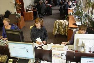 Redakcja Dziennika Wschodniego przy Krakowskim Przedmieściu 54 w Lublinie (Maciej Kaczanowski)