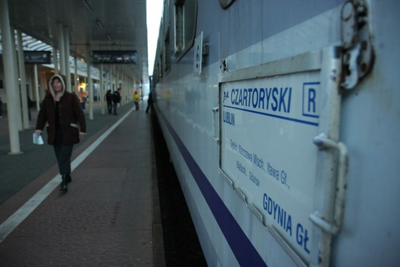 Pociąg "czartoryski" na stacji w Lublinie (Maciej Kaczanowski/Archiwum DW)