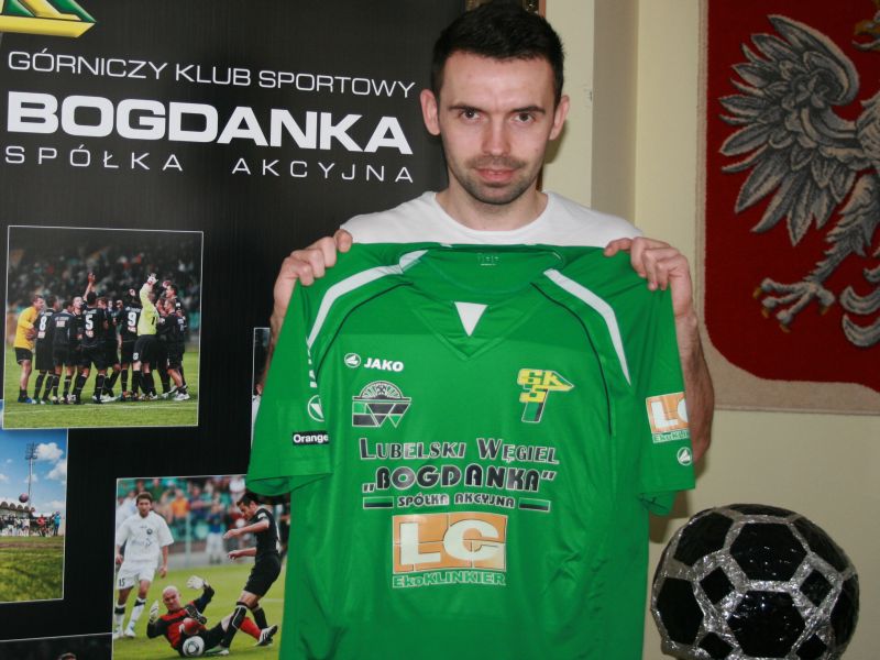 Cezary Stefańczyk trenuje z GKS Bogdanka od początku okresu przygotowawczego (GKSBOGDANKA.COM.PL)