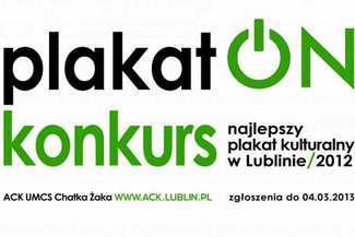 Zgłoszenia na konkurs "plakatON 2012” przyjmowane są do 4 marca