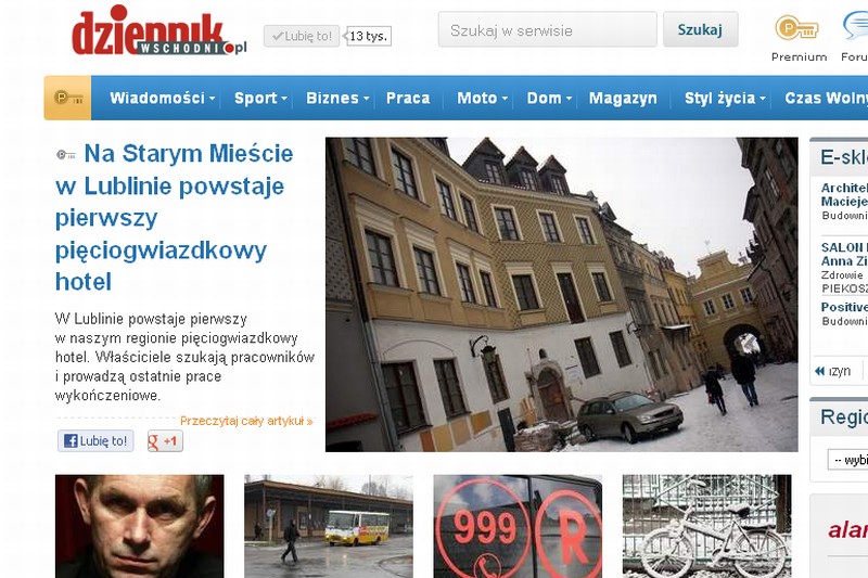 Portal Dziennikwschodni.pl znalazł się na trzecim miejscu w Polsce