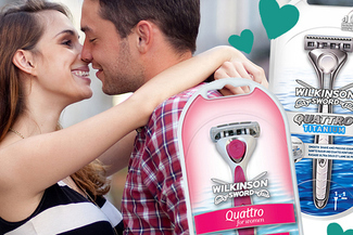 Prezenty na Walentynki: Całuj przy kasie, zgarnij maszynkę do golenia