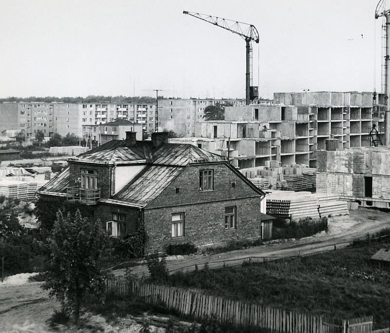 Ulica Polna w Puławach w 1968 roku (Z Pracowni Dokumentacji Dziejów Miasta POK Dom Che)