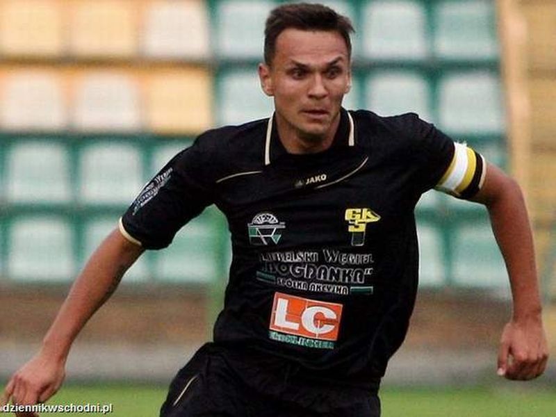 Dawid Sołdecki strzelił bramkę dla GKS Bogdanka w zremisowanym 1:1 meczu z Wartą (JACEK ŚWIERCZYŃSKI