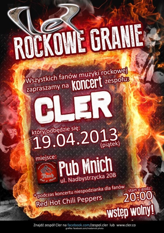Koncert Cler w pubie Mnich (Mat. prasowe)