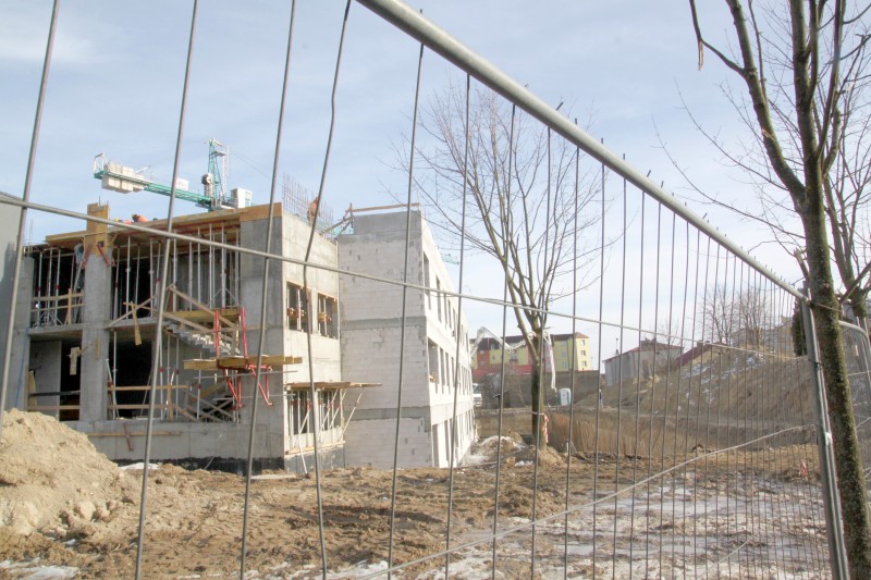 Trwają prace przy rozbudowie szpitala wojewódzkiego w Białej Podlaskiej (Agnieszka Mazuś)