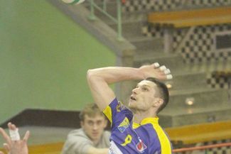 Atakujący Wojciech Pawłowski został w sobotę i niedzielę MVP meczu z Karpatami (MACIEJ KACZANOWSKI)