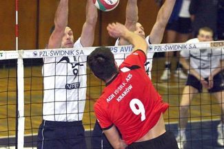 Avia zakończyła finałową rywalizacją z AZS AGH Kraków w trzech spotkaniach ( JACEK ŚWIERCZYŃSKI)