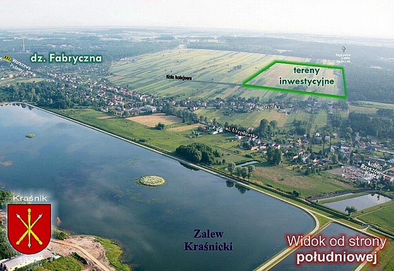 Podstrefa Tarnobrzeskiej Specjalnej Strefy Ekonomicznej w Kraśniku zajmuje ok. 23 ha (TSSE)
