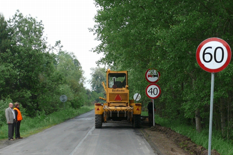 Budowa drogi w Leśniczówce (Starostwo Powiatowe Chełm)