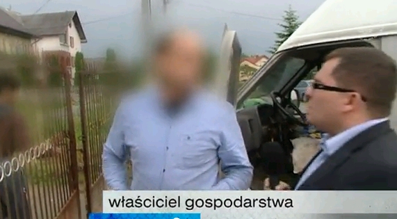 Sprawę obozu pracy pod Siedlcami nagłośniła telewizja TVN24  (kadr za TVN24.pl)