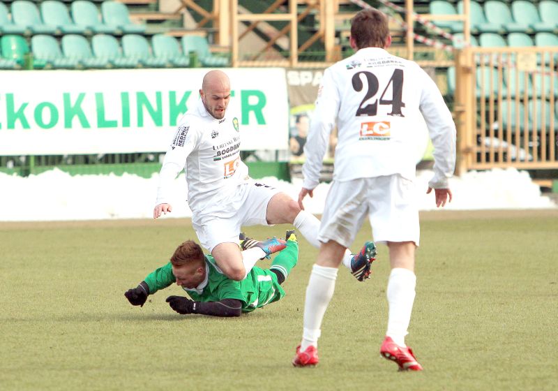 W minionym sezonie Grzegorz Wojdyga częściej grał w IV-ligowych rezerwach Bogdanki niż w pierwszym z