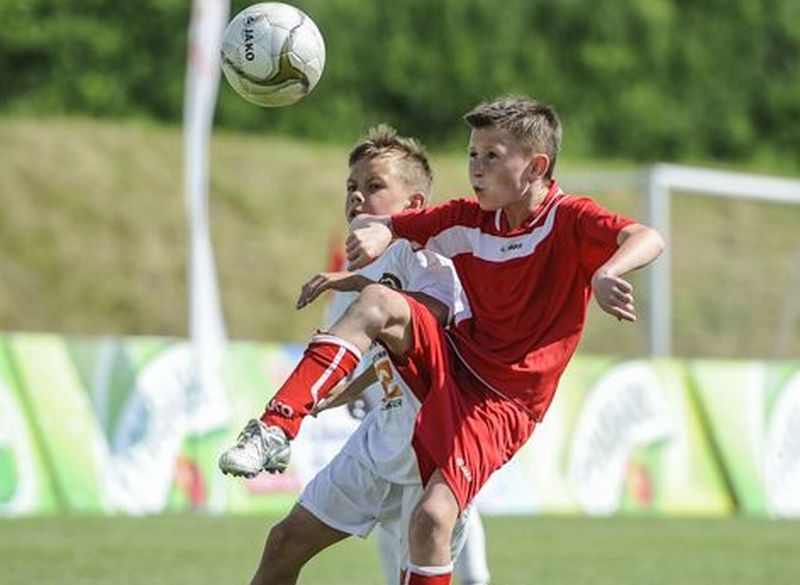 Młodzi piłkarze rywalizowali w Zamościu ( DAWID DYBÓL)
