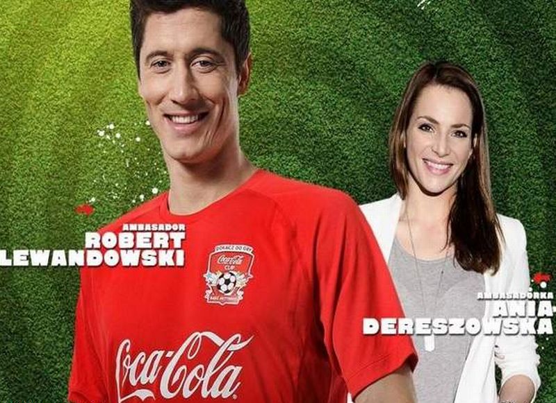 Robert Lewandowski i Anna Dereszowska - ambasadorzy turnieju (cocacolacup.p)