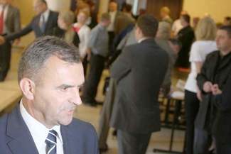 Minister skarbu Włodzimierz Karpiński  (Wojciech Nieśpiałowski)