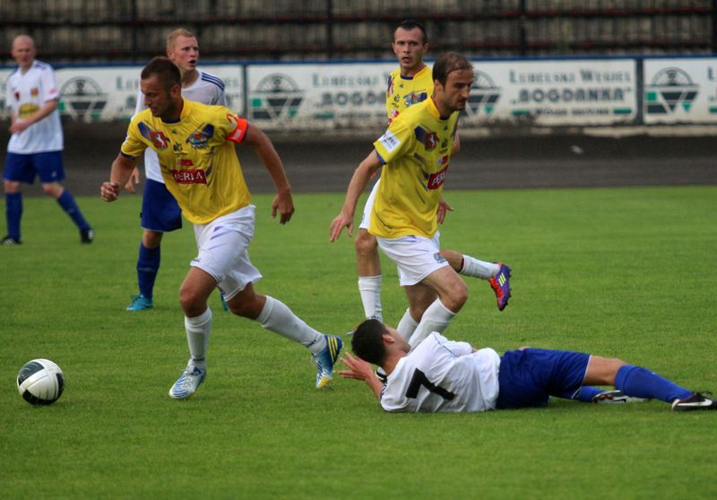 Motor pokonał w środę Podlasie Biała Podlaska 1:0 (WOJTEK NIEŚPIAŁOWSKI)