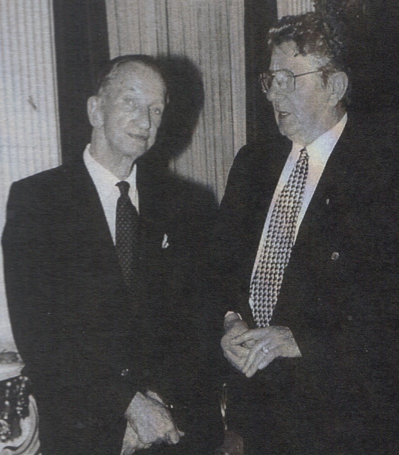 Jan Karski i Stefan Skielnik (z prawej) przyjaźnili się przez ponad półwiecze (Archiwum Stefana Skie