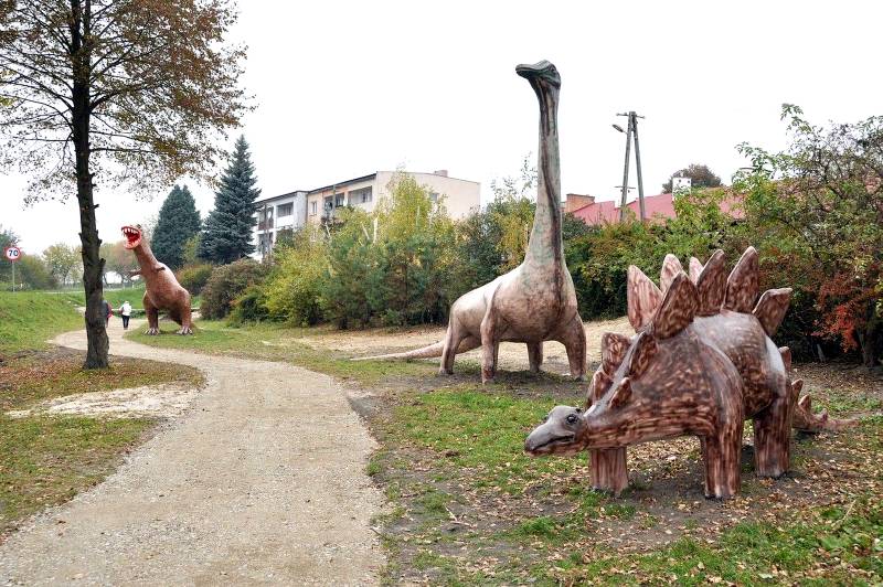 W dolinie dinozaurów na Podzamczu w Łęcznej duże zmiany