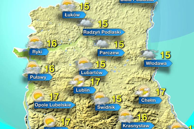 Pogoda we wtorek w Lublinie i woj. lubelskim