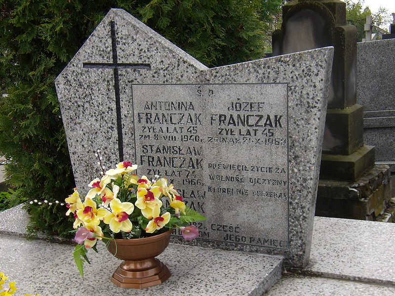 Grób Józefa Franczaka. (Stefs / Wikipedia)