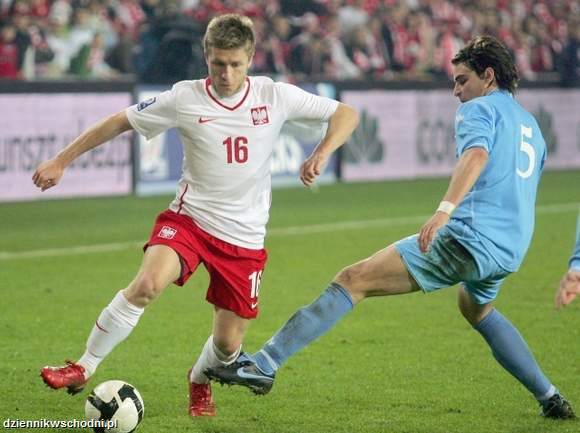Jakub Błaszczykowski był w meczu z Irlandią jednym z najaktywniejszych piłkarzy reprezentacji Polski
