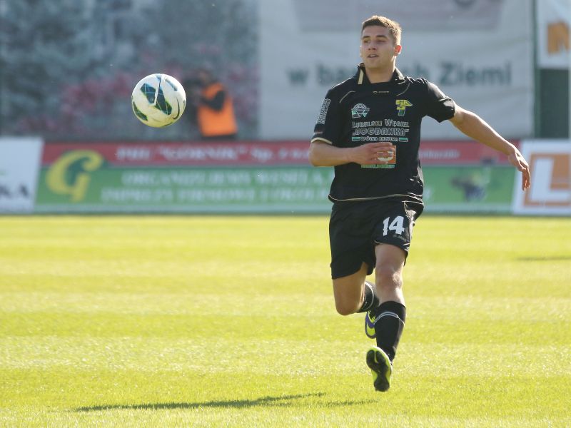 Łukasz Zwoliński z Górnika Łęczna w piątek strzelił bramkę dla reprezentacji Polski w wygranym 4:0 m
