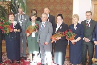 Odznaczenia wręczył prezydent Zamościa Marcin Zamoyski