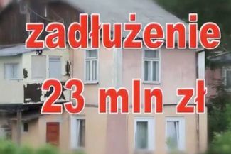 Kadr z filmu przeciwników burmistrza (Youtube)