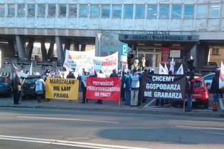 Pikieta w Lublinie (Tomasz Maciuszczak)