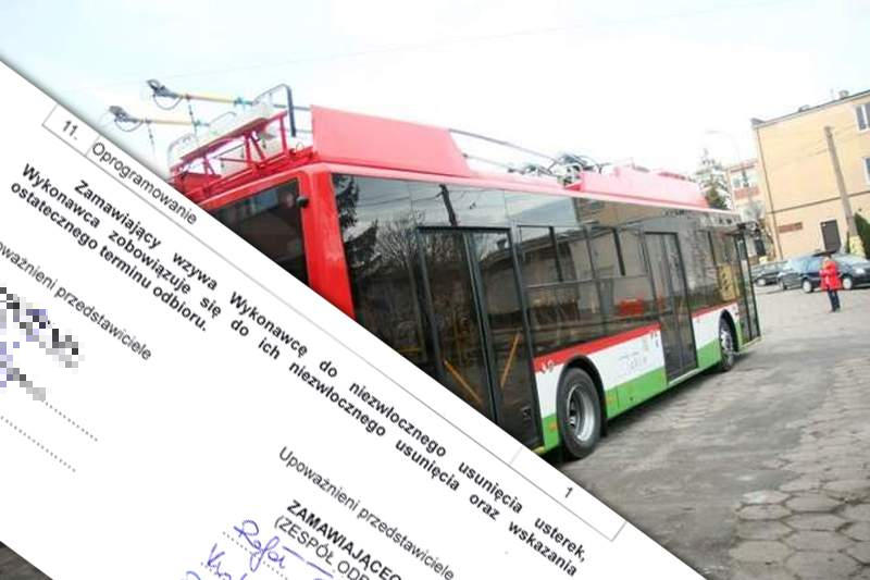 ZTM wezwał dostawcę trolejbusów do niezwłocznego usunięcia usterek z piątego trolejbusu