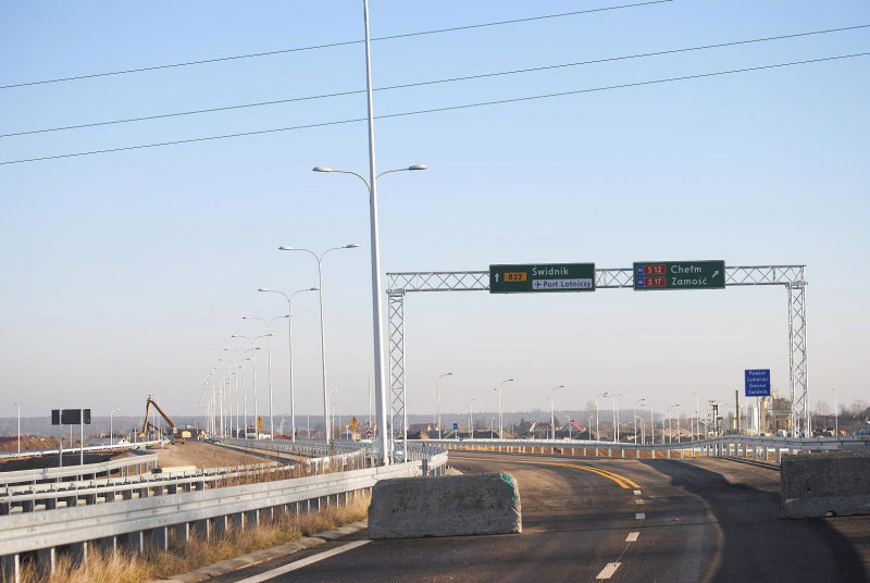 Nowy wiadukt znacznie skróci drogę z Lublina do Świdnika (Krzysztof Nalewajko/GDDKiA)