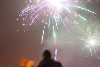 Mieszkańcy Chełma witali Nowy Rok na pl. Łuczkowskiego