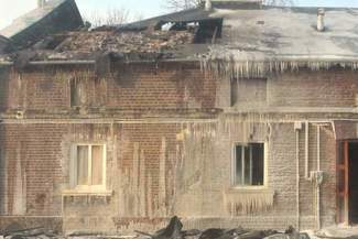 Lublin: Pożar domu przy ul. Spółdzielczości Pracy