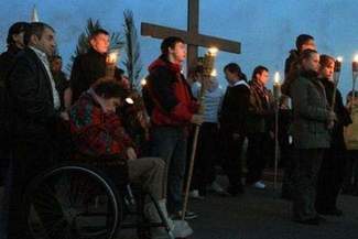 Ekstremalna Droga Krzyżowa: Przejdą 50 km nocą, w milczeniu