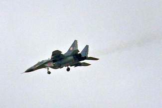 MIG-29 lata nad Lublinem (wideo, zdjęcia)