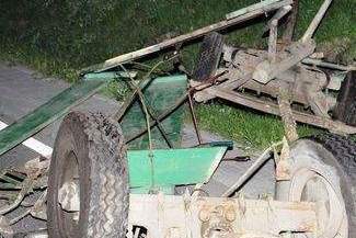 Zderzył się z furmanką i uciekł. Wpadł, bo zgubił tablicę