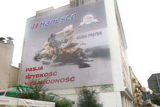 "Moja ściana to wieszam" Baner zawisł bez zezwolenia