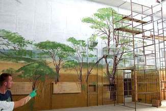 Zoo w Zamościu: Żyrafy mają już dom. I mural