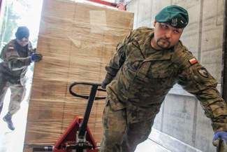 Wojskowy chleb jedzie na Ukrainę