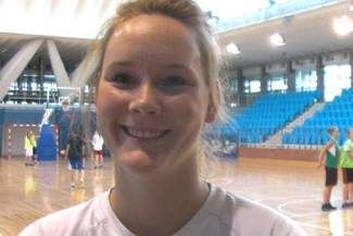 Chelsea Poppens, AZS UMCS Lublin: Po kontuzji nie ma już śladu (wideo)