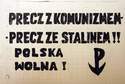 Ulotka wykonana i kolportowana przez członków Wolnej Polski (Ze zbiorów Roberta Ocha)