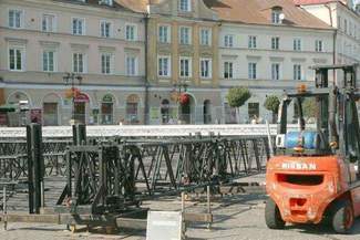 Scena dla Budki już się buduje. W czwartek pożegnanie. Będzie 30 tys. ludzi?