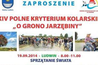 Ludwin. Kiermasz roślin i Polne Kryterium Kolarskie