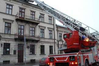 Pożar kamienicy w Zamościu: Dwie osoby zginęły