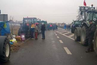 Koniec blokady w Radzyniu Podlaskim. Rolnicy chcą zaostrzyć protest
