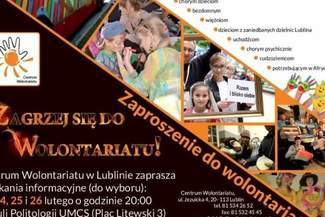 Zostań wolontariuszem. Centrum Wolontariatu zaprasza